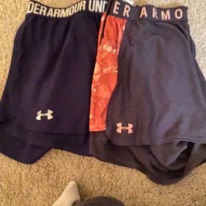 NEVER WORN UNDER ARMOUR 2 PAIR OF SHORTS